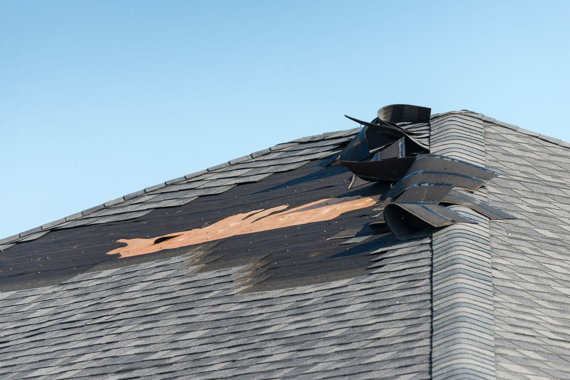 Storm Damaged Roof